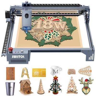 Laser Engraver 18W(18000mW) Laser Cutter High-Power 30000mm