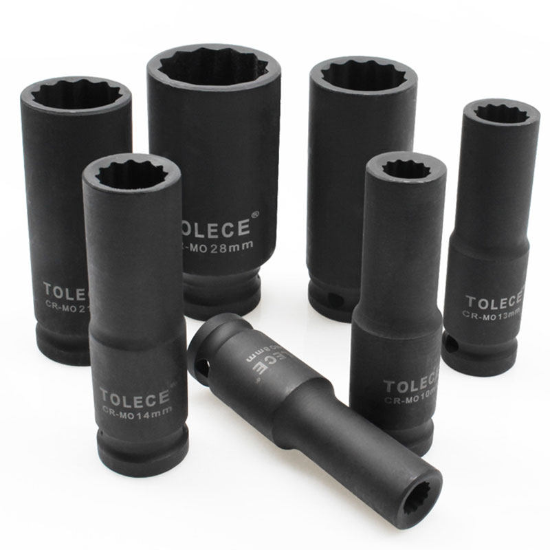 1/2梅花套筒加长小风炮电动扳手气动12角重型旋具十二角套筒头36m