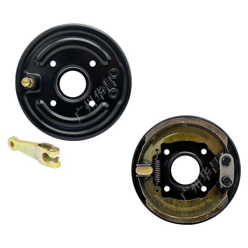 摩托电动三轮车刹车盘总成130/160/200/180刹鼓盖/6206/6205全套
