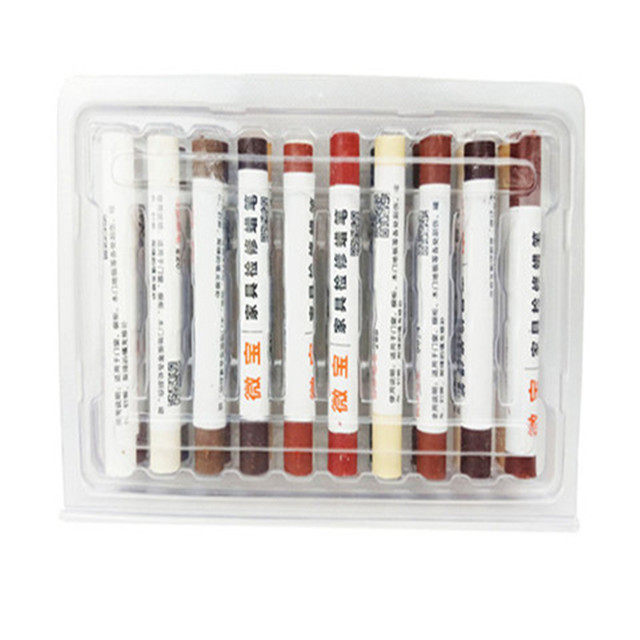 家具修补蜡笔500色实木复合地板门窗破损修色笔钉眼修复填坑缝