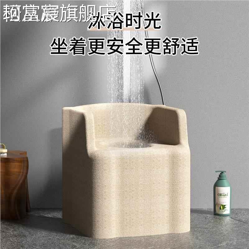 珂富宸蹲便改坐便 椅EPP浴室洗澡小沙 发老人孕妇便携式移动马桶座 椅凳 子摆件饰品垫垫