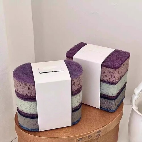 加厚彩厨房清洁棉高密度大号百洁