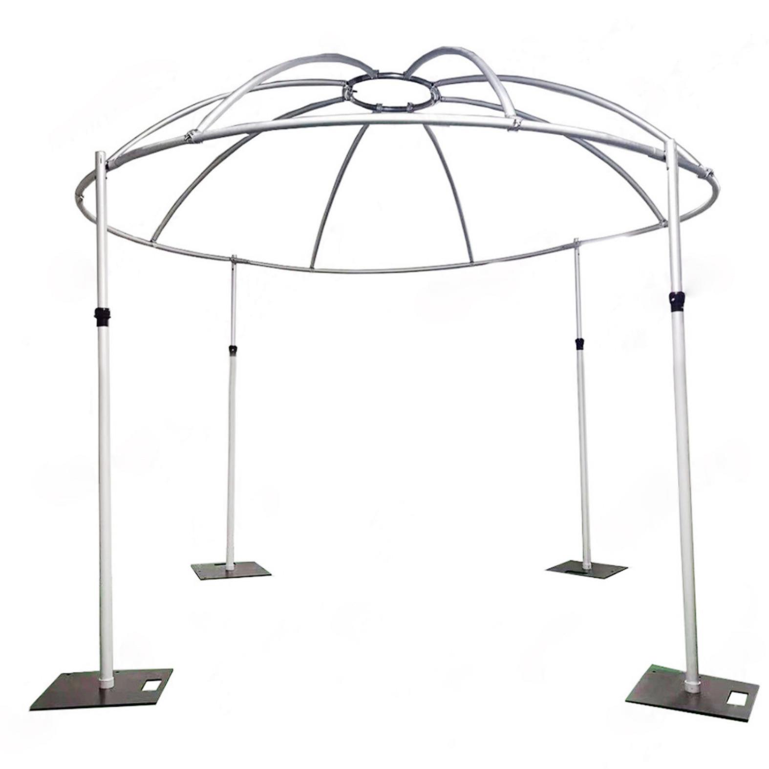 厂家直销背景架伸缩杆舞台背景架帷幕支架铝管可伸缩延长管展会帷