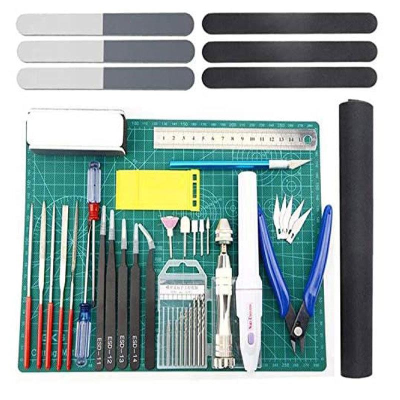 跨境货源高达模型工具套装53件模型搭建基本工具组合套件