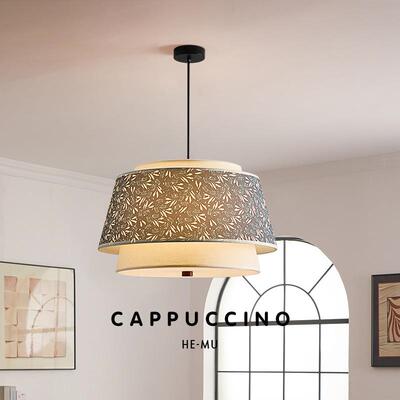 宋式美学客厅吊灯法式中古风高级感创意个性餐厅房间氛围感灯具