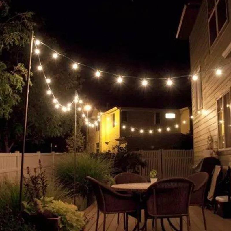 E27螺口户外多头专业串联防水灯头线会场舞台酒会照明吊式灯串线