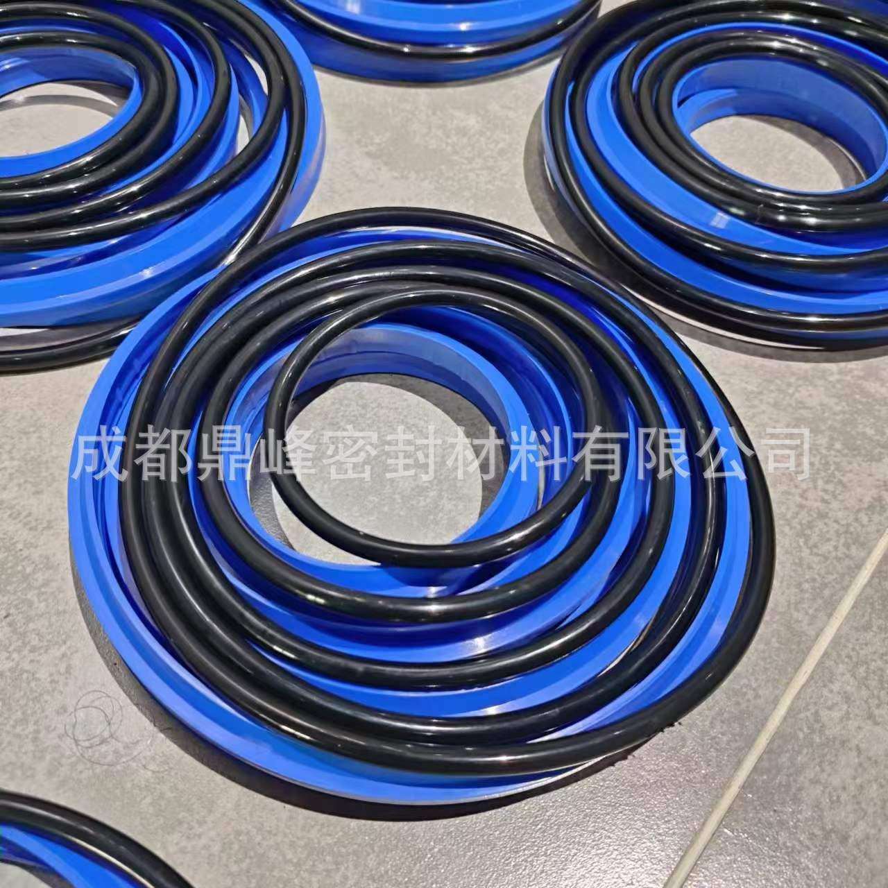 天蓝色油封 汽车 多节缸维修套件 POM NBR PU材质