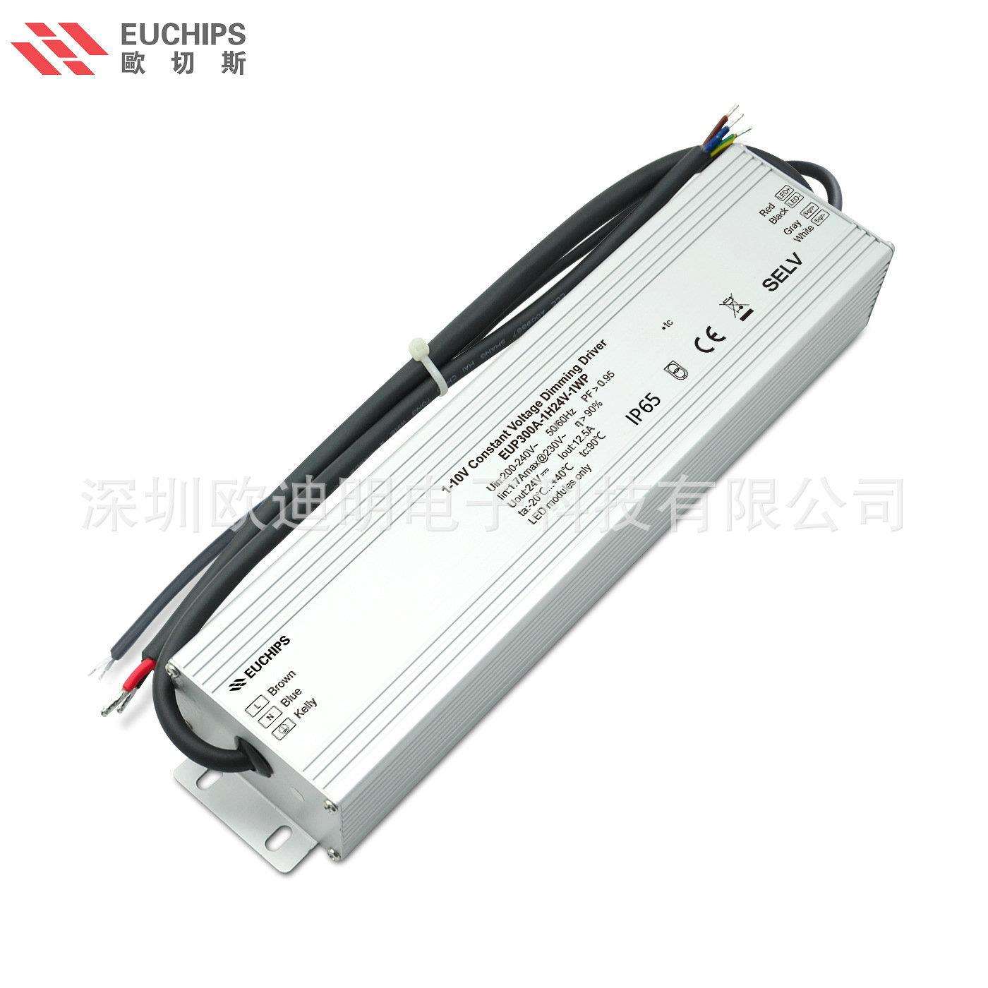 欧切斯320W防水0-10V恒压调光电源 酒店别墅智能调光驱动控制器