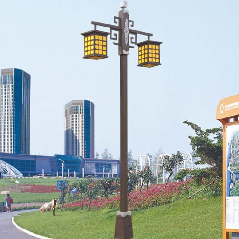 新中式庭院灯具双头复古灯笼户外高杆3米庭院灯路灯广东中山厂家,电子元器件市场,集成电路（IC）,淘宝优惠券,粉丝福利购,淘宝优惠卷