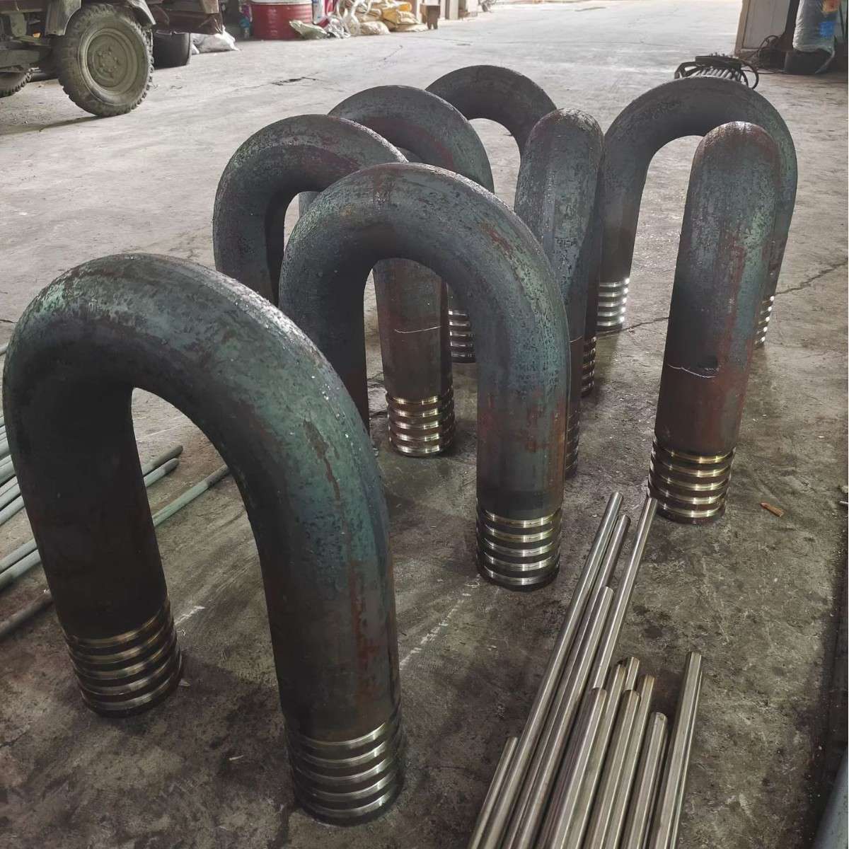 加大加长U型丝304不锈钢U型卡 U型螺丝 卡箍螺丝管夹 U型抱箍码