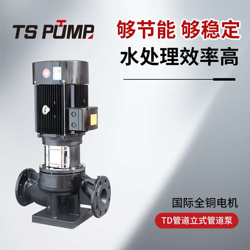 TD增压离心水泵 立式管道TD厂家货源直发 便拆式管道泵