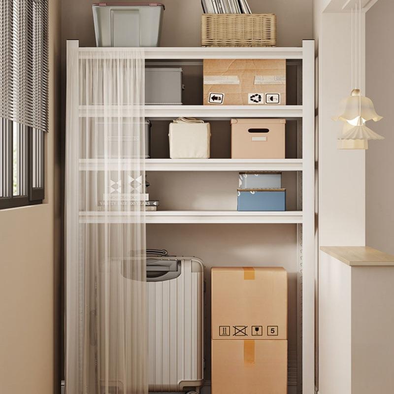 阳台置物架下空式行李箱收纳架家用货架多层落地储物架储藏间架子