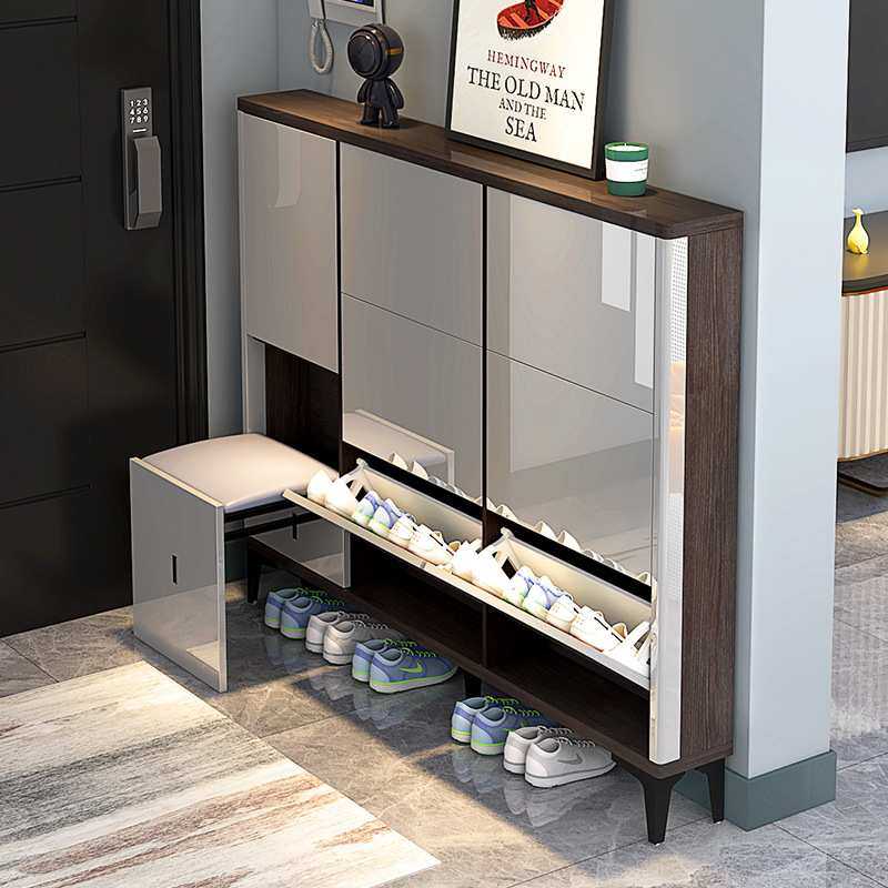 17cm轻奢超薄鞋柜翻斗坐凳一体家用门口可坐现代简约大容量玄关柜,模玩/动漫/周边/娃圈三坑/桌游,模型制作工具/辅料耗材,淘宝优惠券,粉丝福利购,淘宝优惠卷