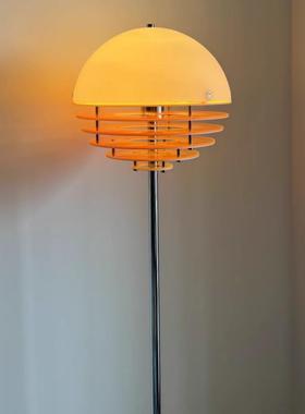 梵生 太空时代橙色落地灯卧室书房包豪斯立式ins日落客厅沙发台灯