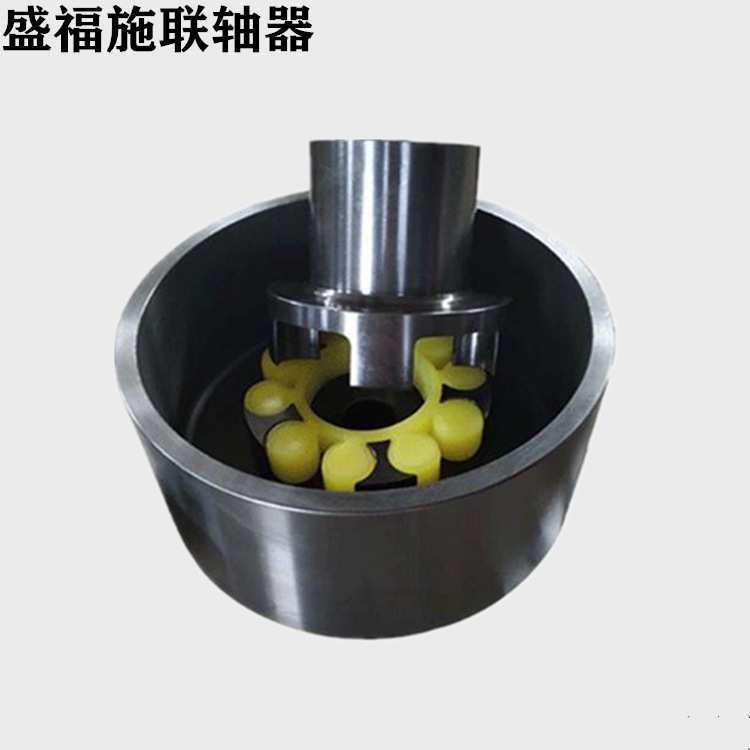 泊头供应带制动轮梅花联轴器MLL4-145号钢弹性联法兰盘弹性联轴器