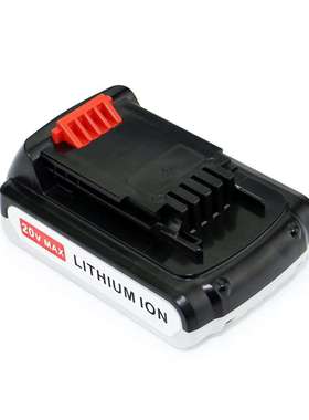 适用于百得BLACK&DECKE LBXR20 LB2X4020 20V电动工具电池 锂电池