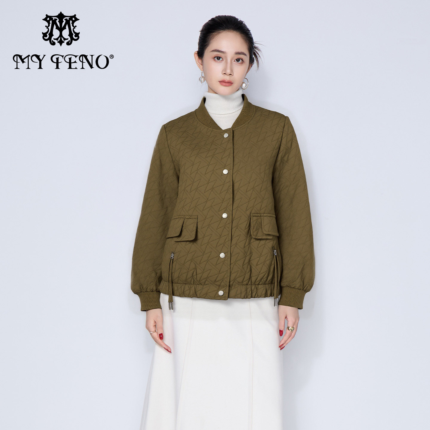 马天奴秋冬新款纯色立领单排扣短款外套时尚职场百搭休闲流行女装,女装/女士精品,短外套,淘宝优惠券,粉丝福利购,淘宝优惠卷