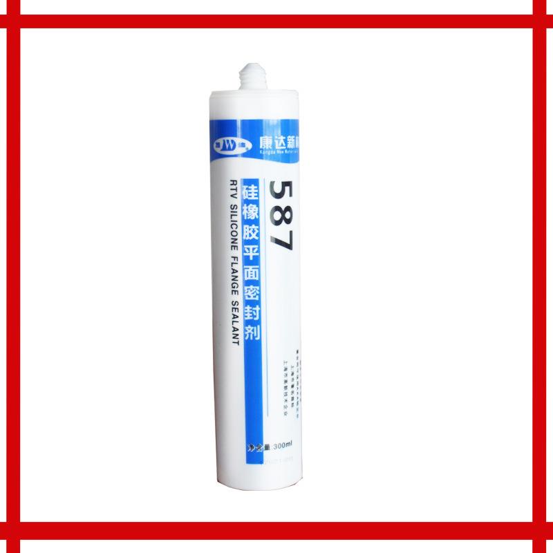 上海康达万达WD587免垫硅橡胶水平面密封胶耐温防水低味 300ML/支