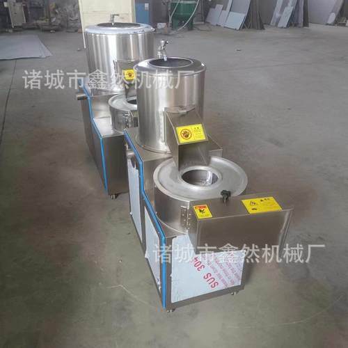 土豆清洗去皮机青萝卜切丝机商用双径口土豆脱皮切条一体机