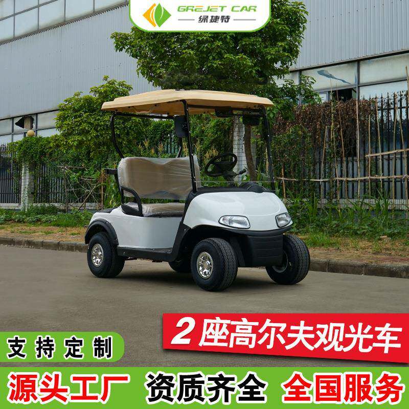 2座电动高尔夫球车二人四轮车代