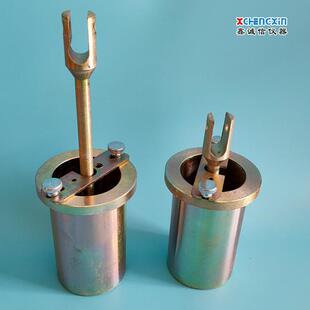 厂家供应胶质层测定仪45号钢煤杯Y值煤杯底煤炭化验配件压力盘