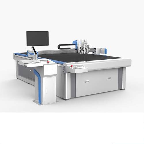 羊毛绒皮毛一体裁切机碳纤材料复杂异形裁切机