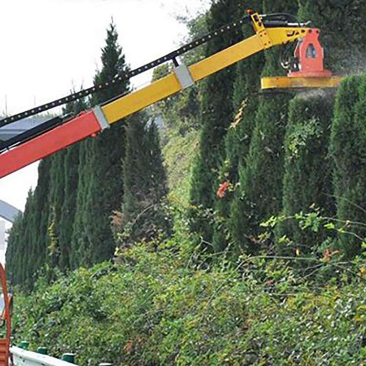 树木修整设备车载无线绿篱机园林道路遥控折叠臂修剪机操作简单