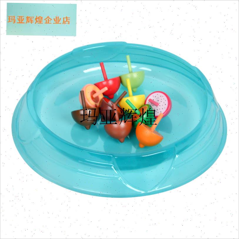 木质传统小手动旋转陀螺3-I6个7装幼儿园教具男女孩子木头玩具益,