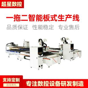 家具大型台式 木工雕刻机四工序全自动开料机板式 切割机车床