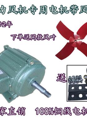 220排换气扇电机管道轴流排风机头圆筒油烟机工业380纯铜马达配件