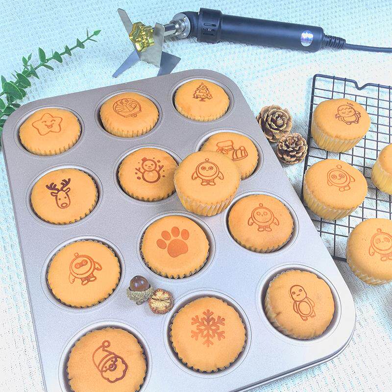 纳祥古早蛋糕烙印机可调温电烙铁烙印模商标烫印铜模定制烘焙模具