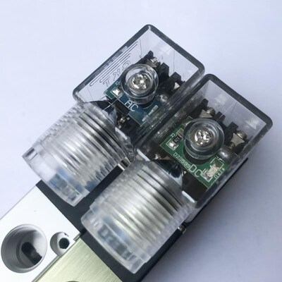 二位五通电磁气阀线圈22V换向阀4V21D0-08电磁阀线圈24V开关控制