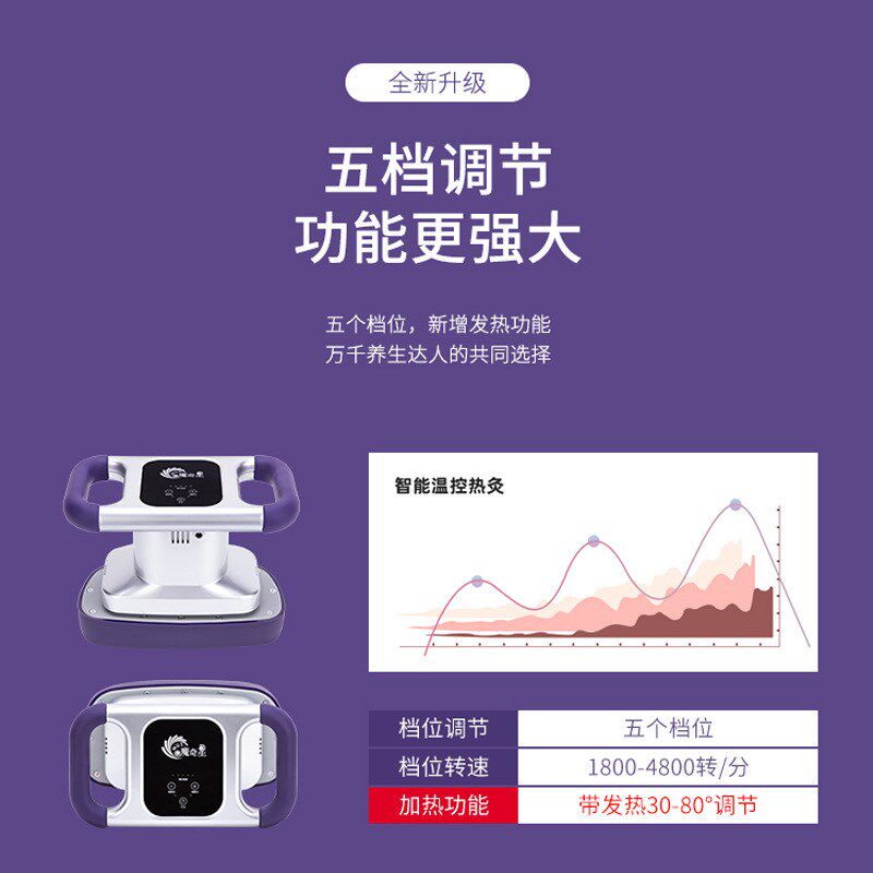 充电款私密处按摩器震动美容院全身振动M仪器肚子电动揉腹部仪
