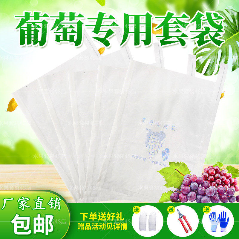 葡萄专用套袋防虫防鸟袋水果果袋杨桃莲H雾透明纸袋杨桃水晶防水