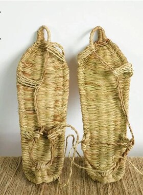草鞋男款编织鞋纯手工竹麻草编凉鞋男士夏季透气休闲复古怀旧潮流