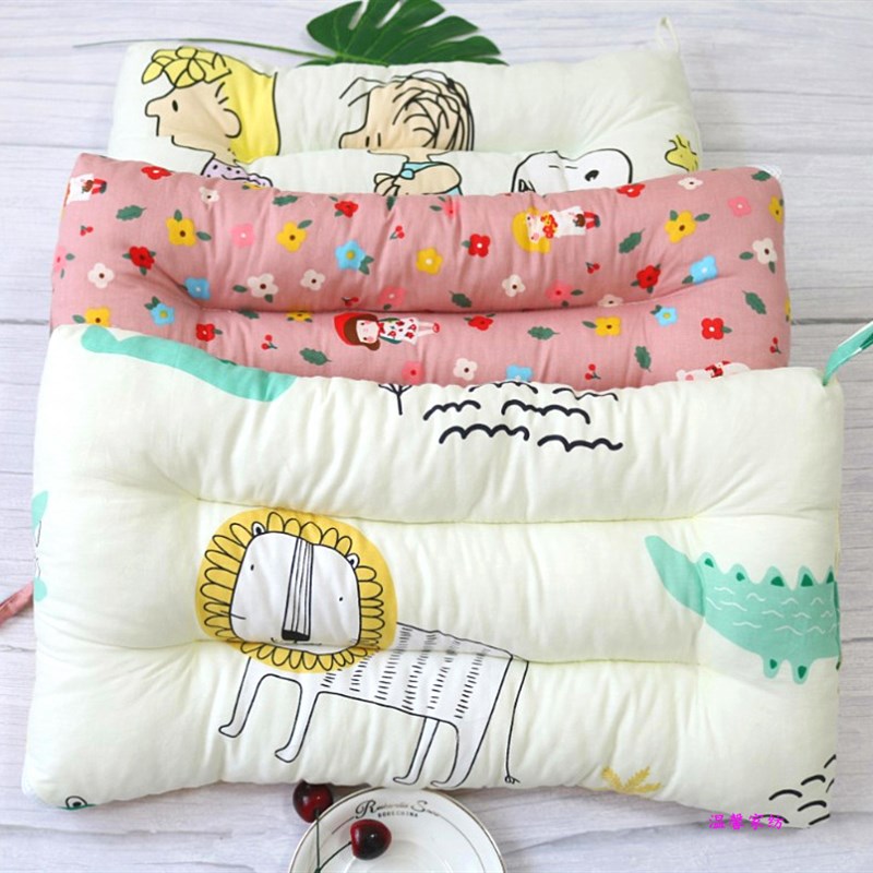 北欧insc纯棉 儿童幼儿园 办公室午休 枕头 枕芯30*50 可水洗