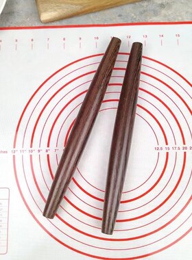 擀面杖实木赶面棍鸡翅木家用不粘擀饺I皮大号小号烘焙专用干面棍