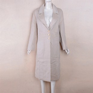 (捡漏3XL4XL)女装2025冬季长款羊绒K大衣羊毛时尚黑色撤柜尾货