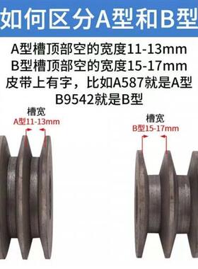 极速定制STC发电机皮带轮Bo型3槽120/130/140/150/160/180/200/2