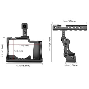新品PULUZ Camera Cage for Canon EOSF M50 DSLR Camera Stabili