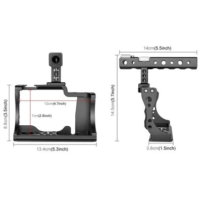 新品PULUZ Camera Cage for Canon EOSF M50 DSLR Camera Stabili