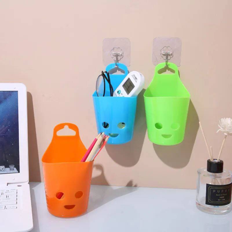 新品厨房新款狗窝篮吊p篮塑料小篮子挂钩置物架浴室宿舍杂物篮筷