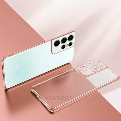 新品Luxury Gold Plating Phonye Case For Samsung Galaxy S21 U