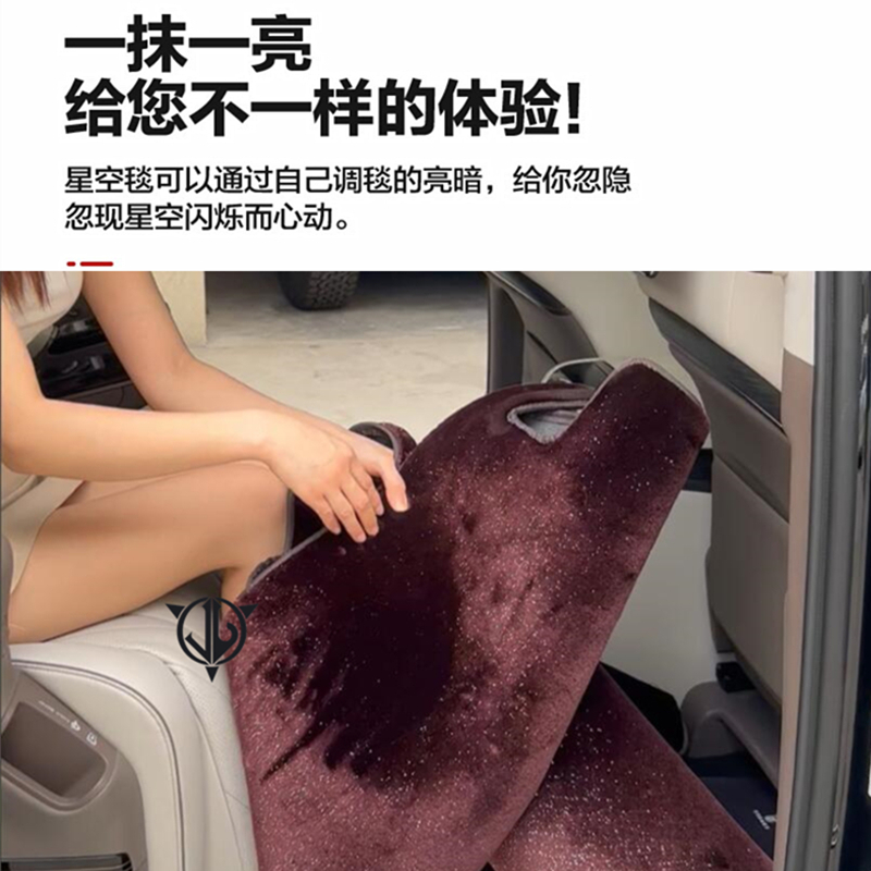 极速适用于腾势D9中排星空地毯脚垫腾势Jd9商务汽车内饰改装配件