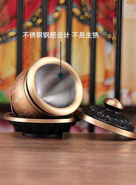 极速黄铜供水杯家用佛p前招财净水杯室内观音大悲水供奉圣水杯上