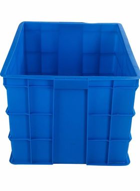 极速大号塑料周转箱780*580*470蓝色周转箱工业收W纳箱车间仓库塑