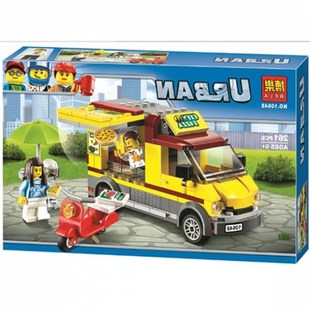 city compatible 10648 van pizza delivery 6015I0 極速emble
