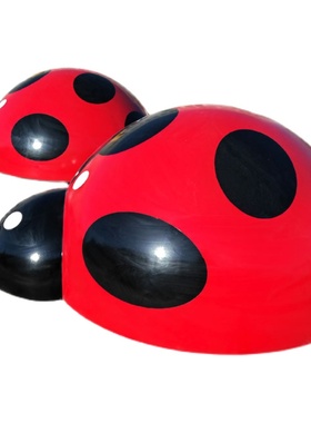 极速不锈钢动物七星瓢虫仿真抽象喷漆甲壳虫现代户外Y简约落地摆