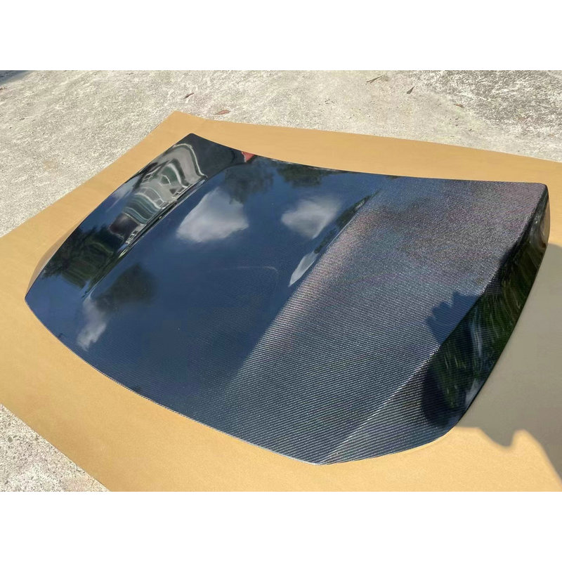 极速适用於宾士A级改装AMG大包围W177 A45SQ钻孔碳纤维机盖 引擎