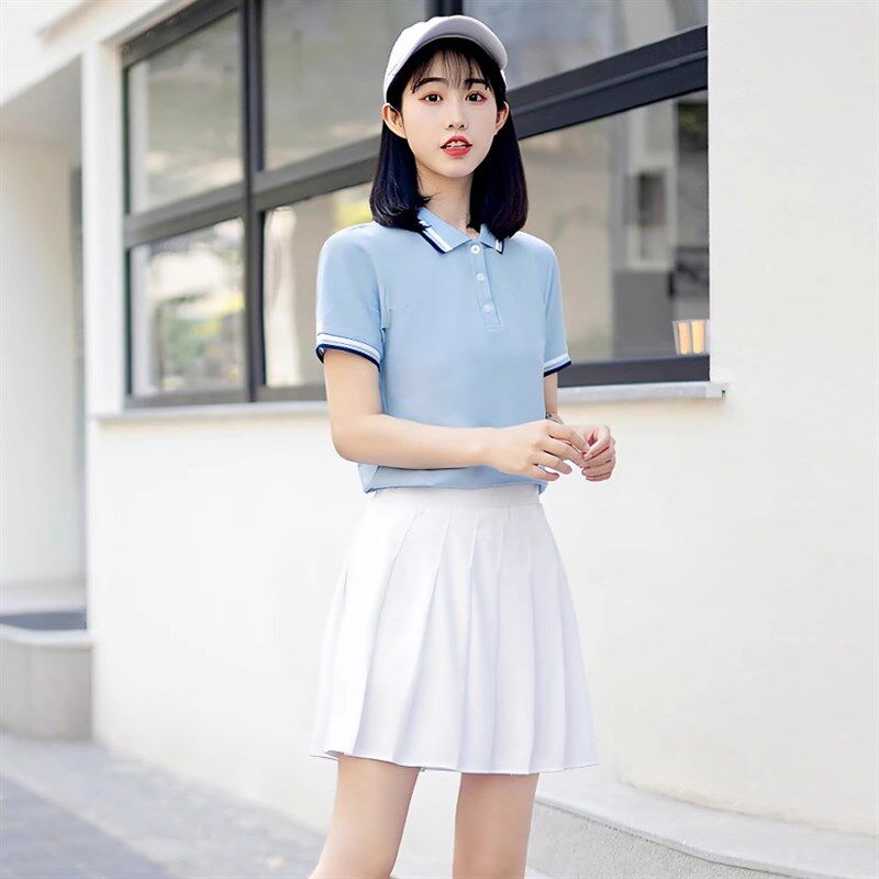 新品2025新款夏季幼儿园老师园服短袖t恤K工衣教师幼师工作服定制